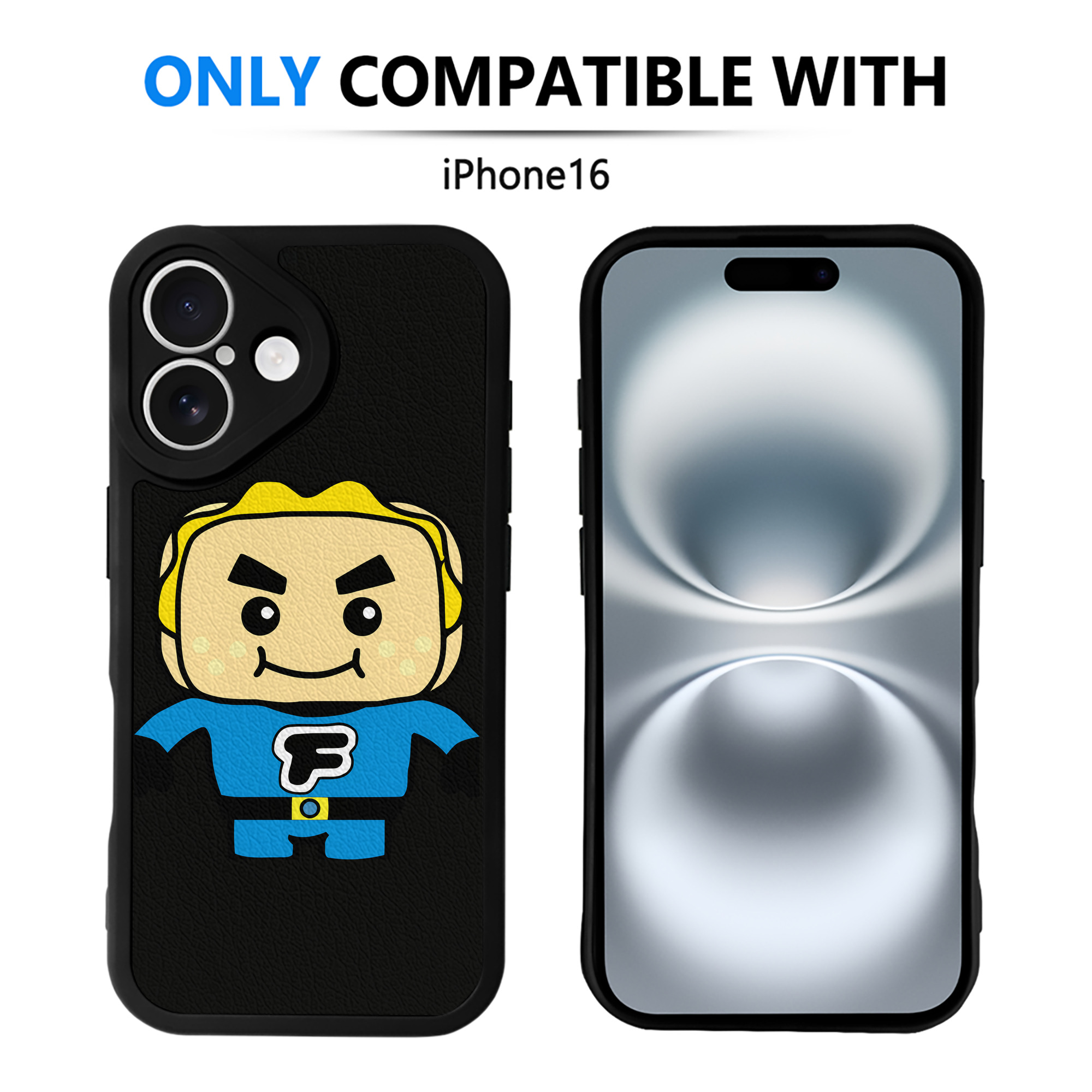 （画像用） アンパンマン Anpanman 【iPhone 16シリーズ対応】シリコンスマホケース（レザー調） 材質：シリコン